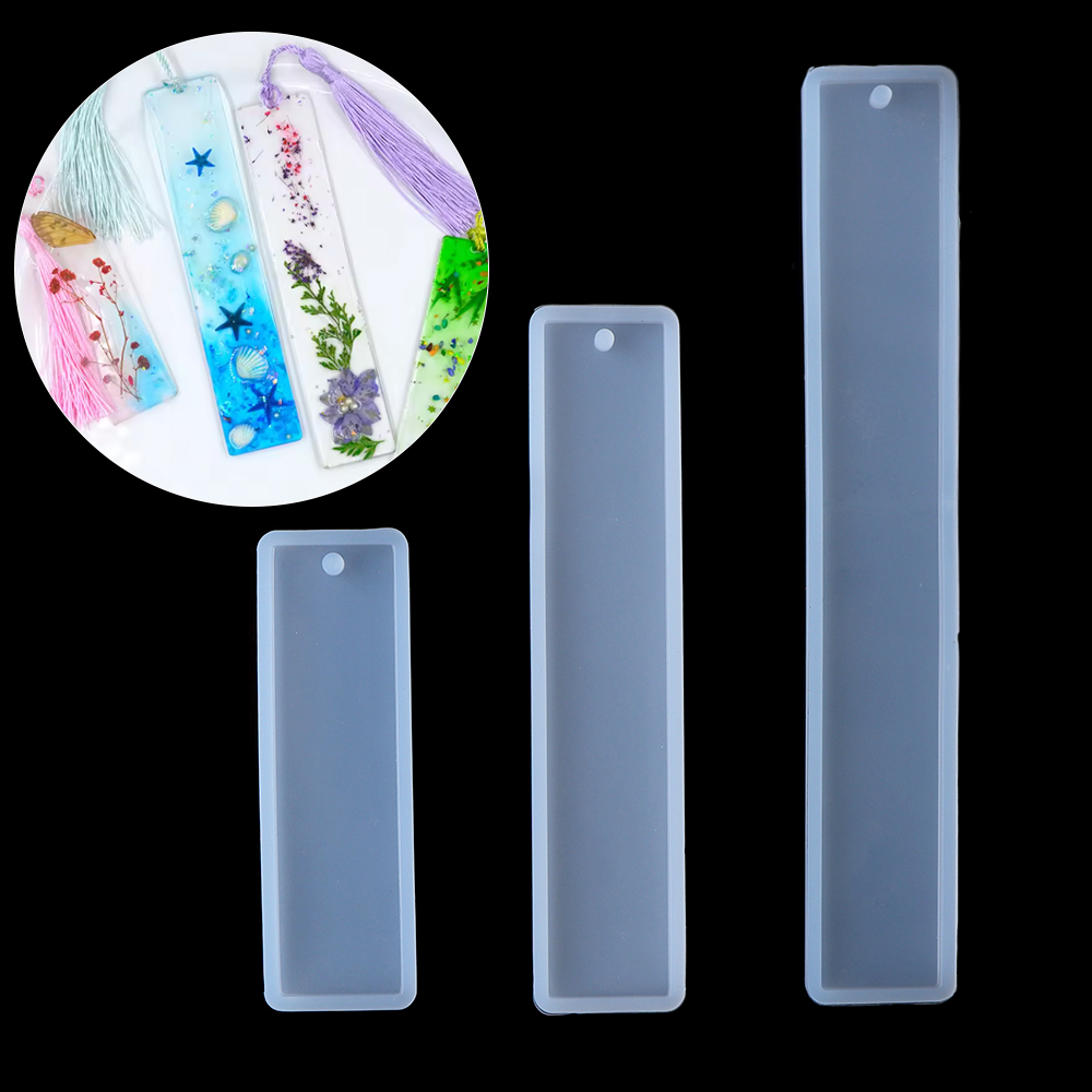 Resin Art Bookmark - 1 pz segnalibro stampo in silicone