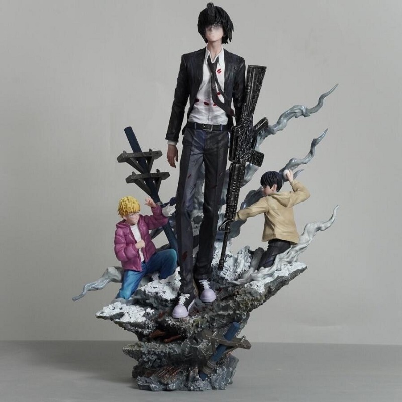 Resin Art Toys - Statua in Resina di Chainsaw Man,