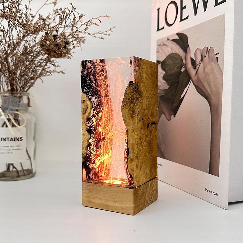 Resin Art Baby - Lampada da Tavolo in Resina a