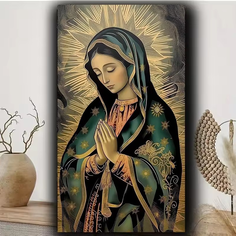 Resin Art Mary - 1 pz. Quadro senza cornice 5D