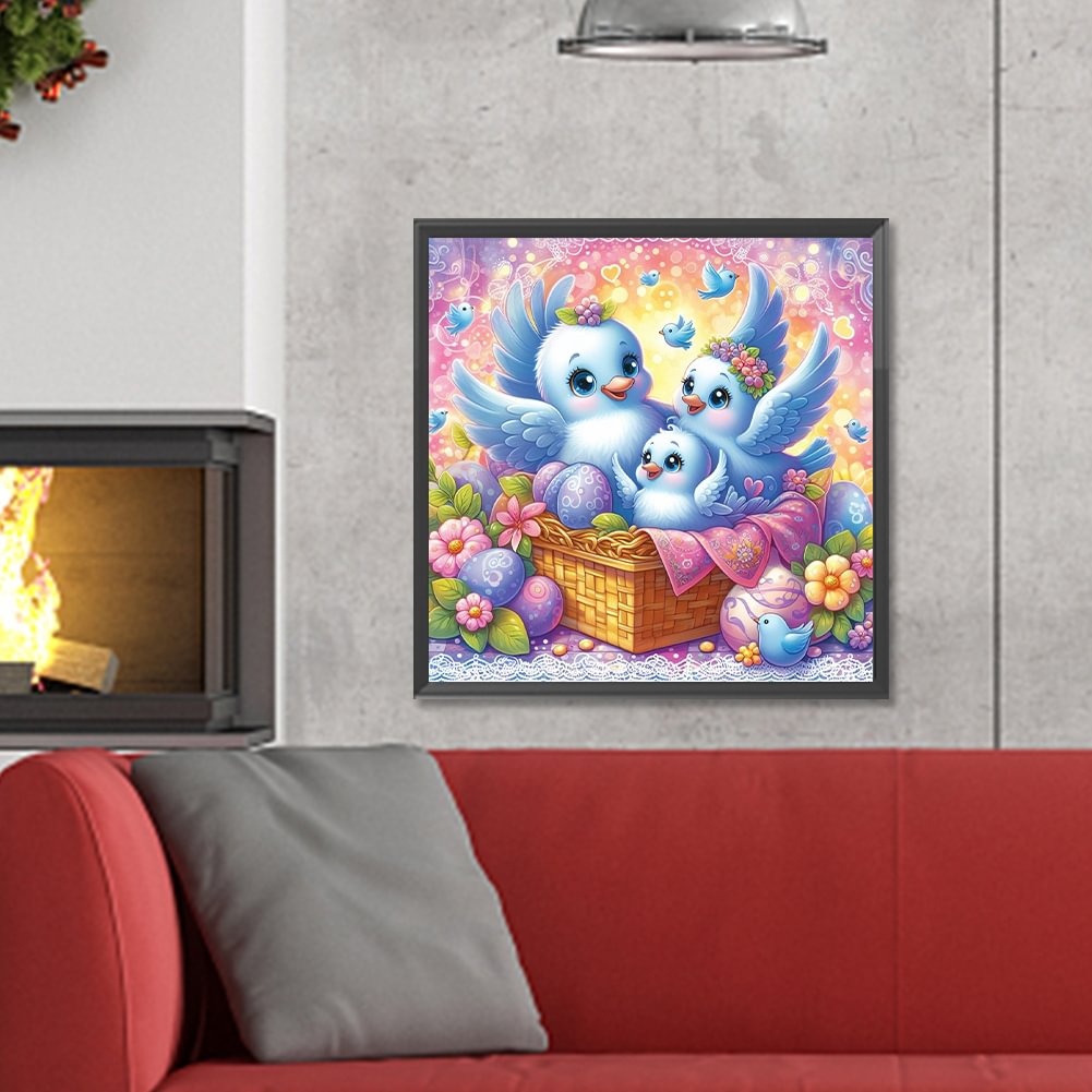 Resin Art Set - Pittura diamante Famiglia Natale Padre Polvere