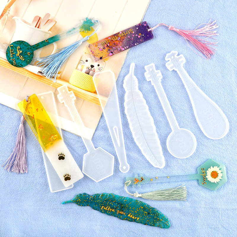 Resin Art Bookmark - Segnalibri per stampi in Silicone UV
