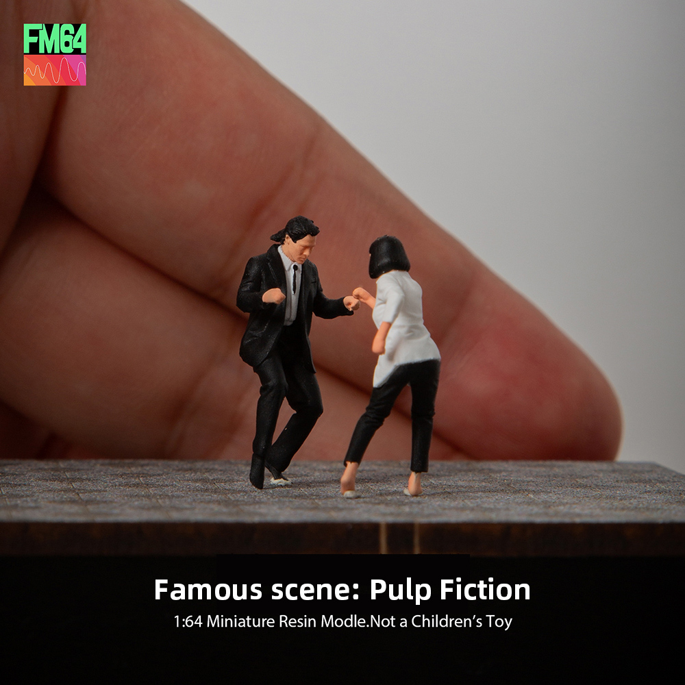 Resin Art Toys - Kicarmod 1/64 Serie Personaggi Pulp Fiction,