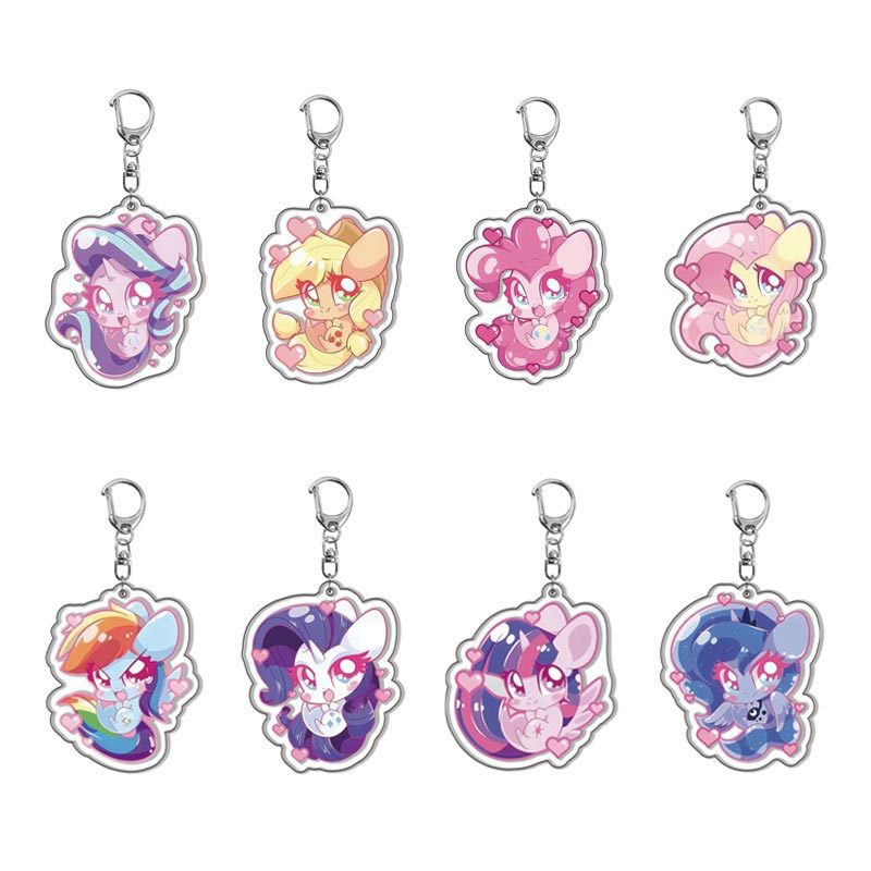 Resin Art Toys - Portachiavi in Acrilico My Little Pony,