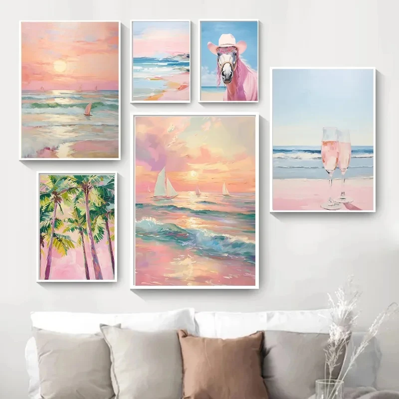 Resin Art Beach - Quadro Diamond Painting e Stampa Bohemian