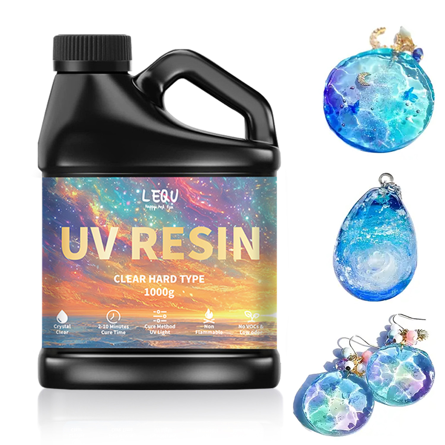 Resin Art Supplies - 100/200/500/1000g Colla per resina epossidica UV