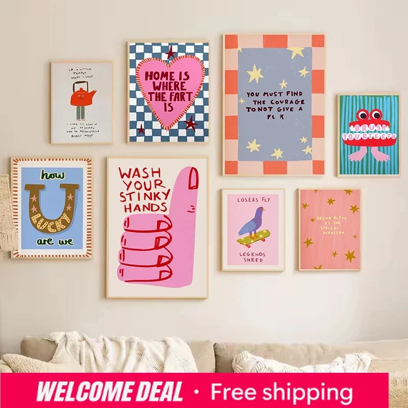 Poster Nordico con Slogan Colo - Resin Art Quote recensione e prezzo