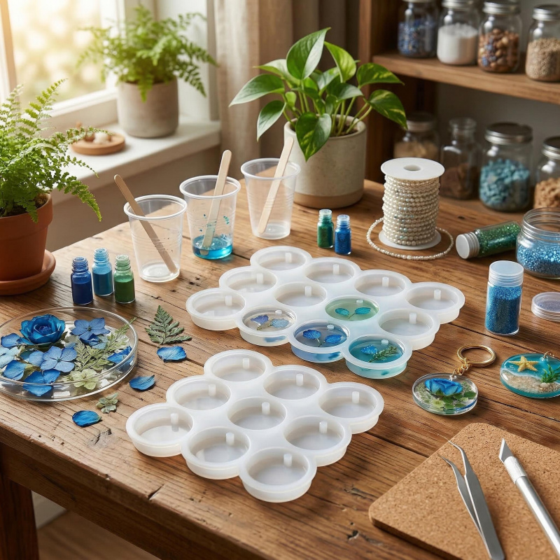 2 stampi in resina per portach - Resin Art Kit For Beginners recensione e prezzo