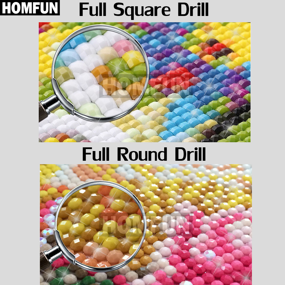 HOMFUN Pittura diamante 5d fai - Resin Art Beach recensione e prezzo