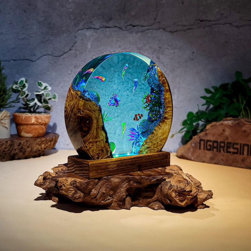 Lampada da Tavolo in Resina co - Resin Art Baby recensione e prezzo