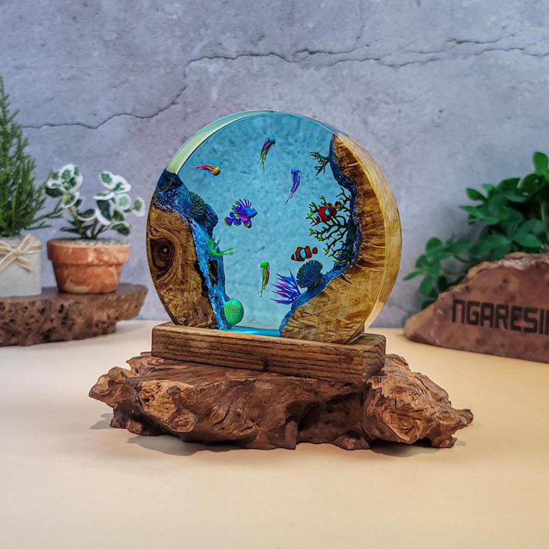 Lampada da Tavolo in Resina co - Resin Art Baby recensione e prezzo