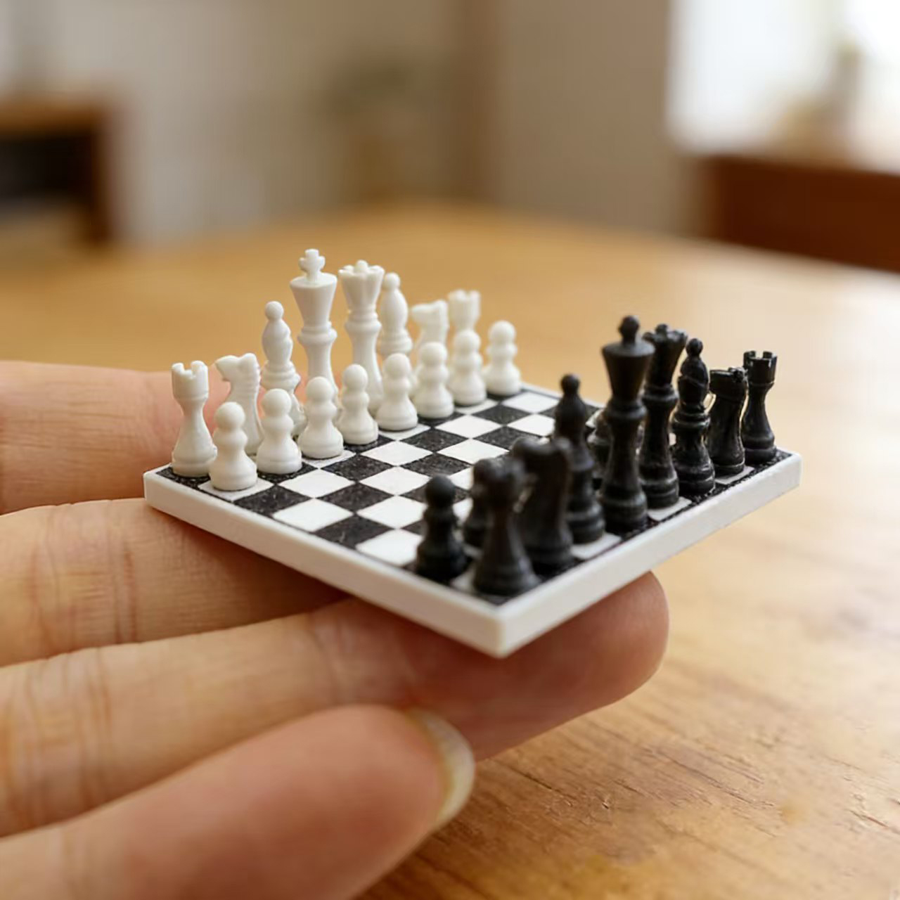 1 set/set di scacchi in miniat - Resin Art Toys recensione e prezzo
