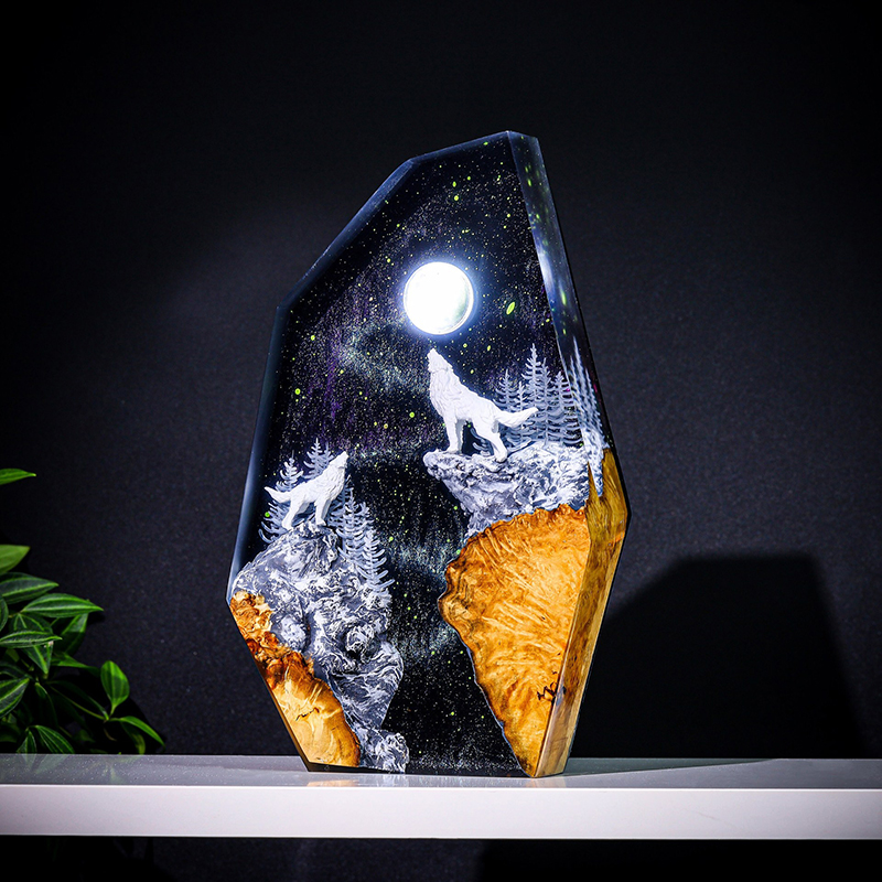 Lampada da Tavolo in Resina a  - Resin Art Baby recensione e prezzo