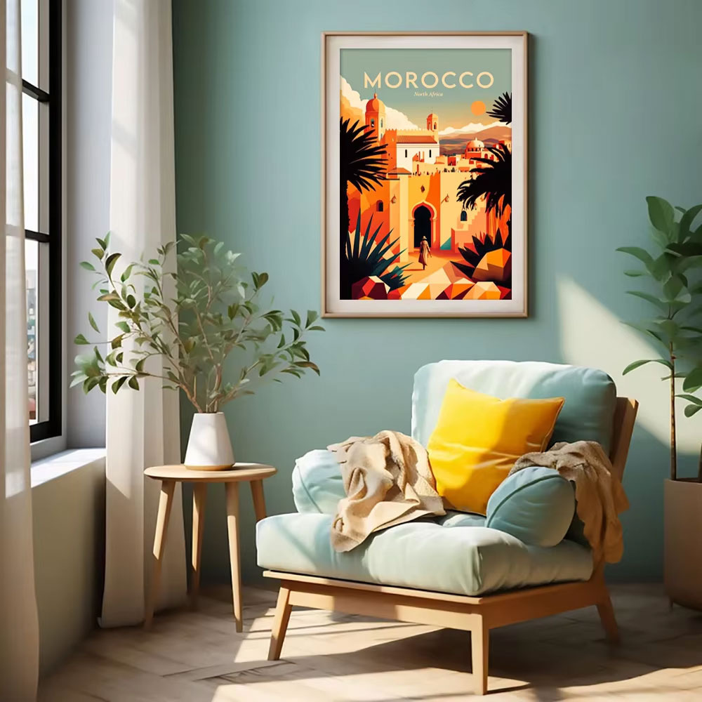 Poster Vintage Neutro Stile Fa - Resin Art With Flowers recensione e prezzo