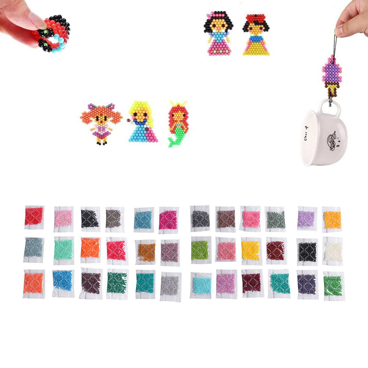 Set di 36 strass in resina a f - Resin Art Set recensione e prezzo
